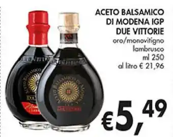 Aceto Balsamico Di Modena IGP Due Vittorie ml 250