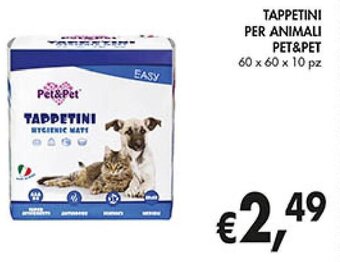 Coal Pet&Pet Tappetini Per Animali offerta