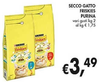 Coal Purina Secco Gatto Friskies offerta