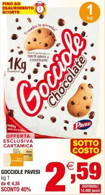 Iperal Pavesi Gocciole kg 1 offerta