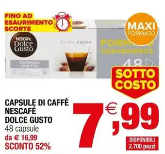 Iperal Nescafé Dolce Gusto Capsule Di Caffè 48 capsule offerta
