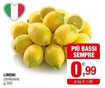 Iperal Limoni confezione g 500 offerta