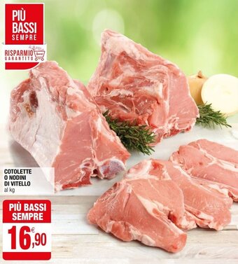 Iperal Cotolette o Nodini Di Vitello offerta