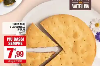 Iperal Iperal Torta Noci e Caramello g 400 offerta