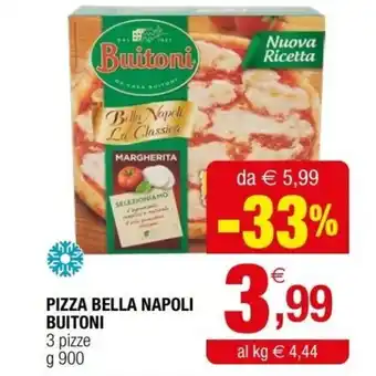 Iperal Buitoni Pizza Bella Napoli 3 pizze g 900 offerta