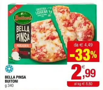 Iperal Buitoni Bella Pinsa g 340 offerta