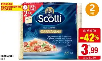 Iperal Riso Scotti kg 2 offerta