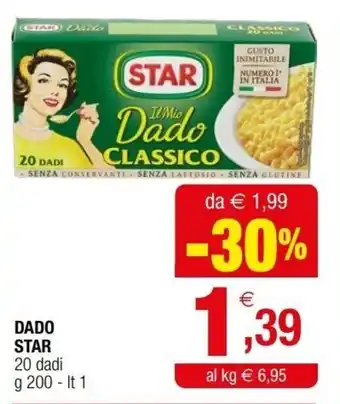 Iperal Star Dado 20 dadi g 200 - lt 1 offerta