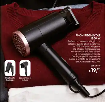 Phon Pieghevole 1200 W