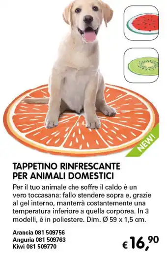 Tappetino Rinfrescante per Animali Domestici Ø 59 x 1,5 cm