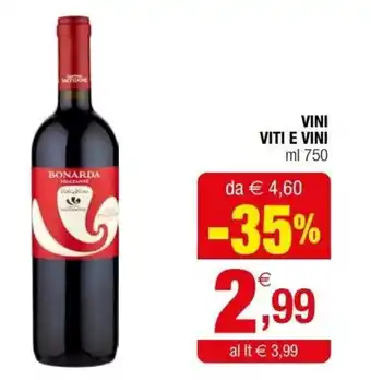 Iperal Vini Viti e Vini ml 750 offerta