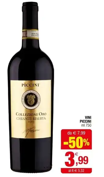 Iperal Piccini Vini ml 750 offerta