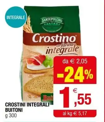 Iperal Buitoni Crostini Integrali g 300 offerta