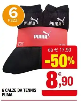 Puma 6 Calze da Tennis