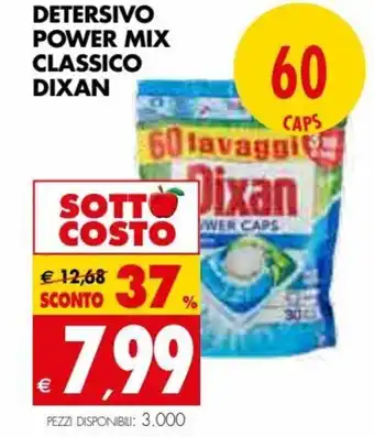 Tigros Dixan Detersivo Power Mix Classico offerta