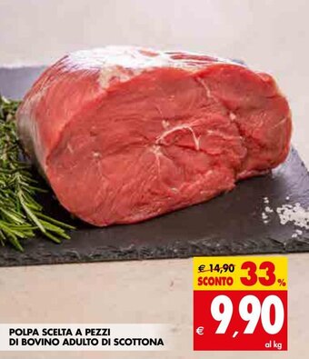Tigros Polpa Scelta A Pezzi Di Bovino Adulto Di Scottona offerta