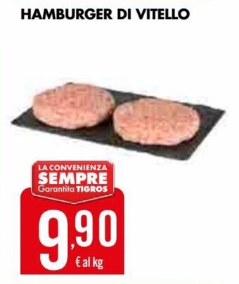 Tigros Hamburger Di Vitello offerta