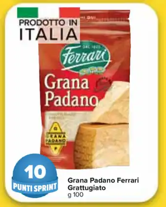 Carrefour Market Ferrari Grattugiato Grana Padano 100g offerta