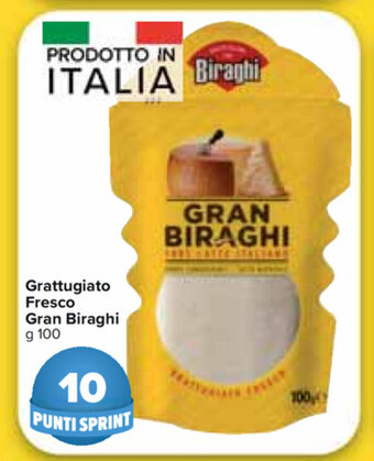 Carrefour Market Grattugiato Fresco Gran Biraghi 100g offerta