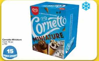 Carrefour Market Cornetto Miniature 10 pz 190g offerta