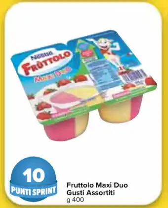 Carrefour Market Nestle Fruttolo Maxi Duo Gusti Assortiti 400g offerta