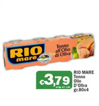 Rio Mare Tonno Olio D'Oliva 80gr x 4
