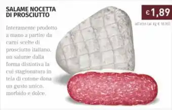 Prezzemolo e Vitale Salame Nocetta di Prosciutto offerta