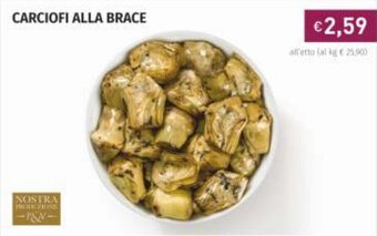 Prezzemolo e Vitale Carciofi Alla Brace offerta