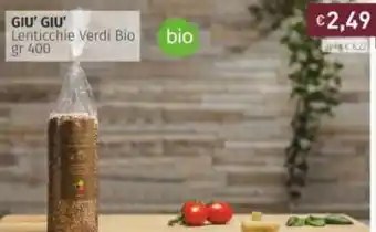Prezzemolo e Vitale Giu' Giu' Lenticchie Verdi Bio 400gr offerta