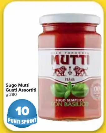 Carrefour Market Mutti Sugo Gusti Assortiti 280g offerta
