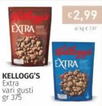 Prezzemolo e Vitale Kellogg's Extra vari gusti 375gr offerta