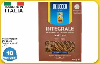 Carrefour Market De Cecco Pasta Integrale 500g offerta