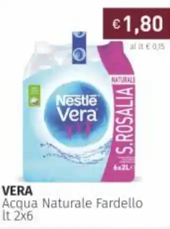 Prezzemolo e Vitale Nestle Vera Acqua Naturale Fardello 2lt x 6 offerta