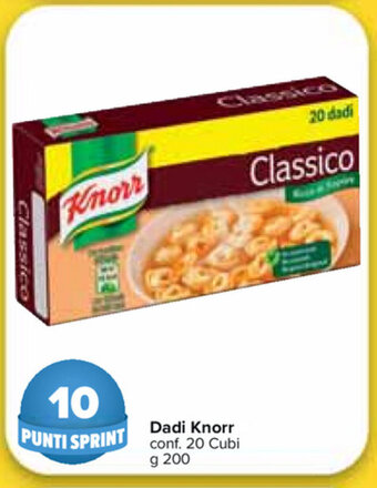 Carrefour Market Knorr Dadi 20 Cubi 200g offerta