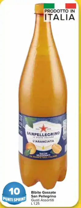 Carrefour Market San Pellegrino Bibite Gassate 1,25L offerta