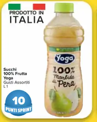 Carrefour Market Yoga Succhi 100% Frutta 1L offerta