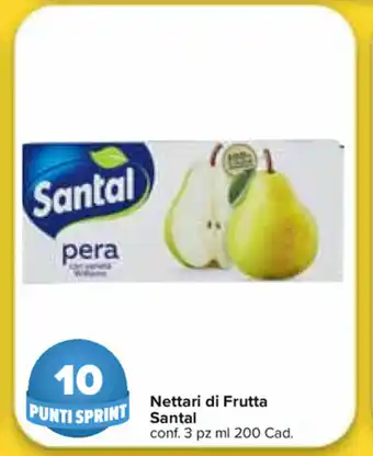 Carrefour Market Santal Nettari di Frutta 3 pz 200ml offerta