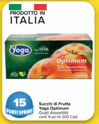 Carrefour Market Yoga Optimum Succhi di Frutta 6 pz 200ml offerta