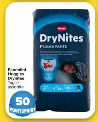 Carrefour Market Drynites Pannolini Huggies offerta