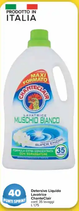 Carrefour Market ChanteClair Detersivo Liquido Lavatrice 35 lavaggi 1,75L offerta