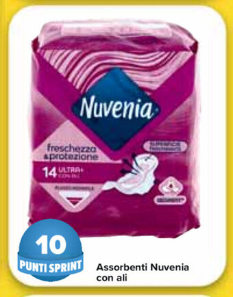 Carrefour Market Nuvenia Assorbenti con ali offerta