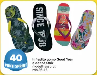 Carrefour Market Infradito uomo Good Year o donna Onix offerta