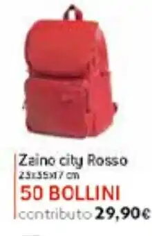 Famila Zaino city Rosso 50 Bollini offerta