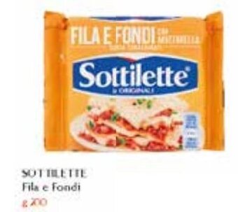 Famila Sottilette Fila e Fondi offerta