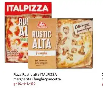 Famila Italpizza Pizza Rustic alta margherita/funghi/pancetta g 420/445/430 offerta