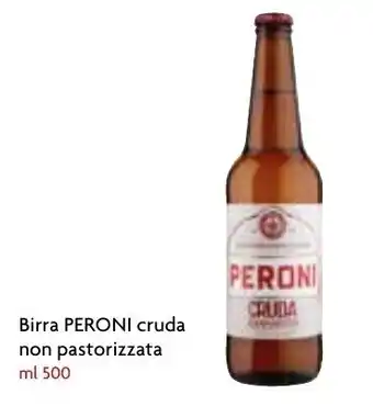 Famila Birra Peroni cruda non pastorizzata ml 500 offerta