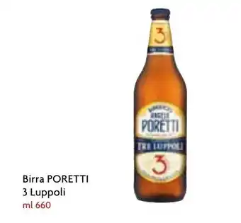 Famila Birra Poretti 3 Luppoli ml 660 offerta