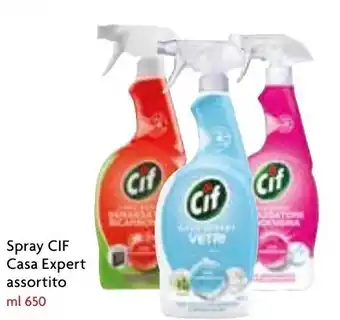 Famila Cif Spray Casa Expert assortito ml 650 offerta
