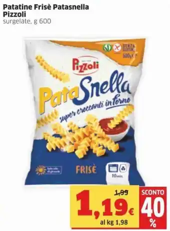 Pizzoli Patatine Frisé Patasnella g 600