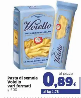 Sigma Voiello Pasta Di Semola vari formati g 500 offerta